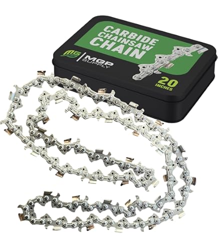Amazon.com: FORESTER 20in Carbide Full-Chisel Chainsaw Chain Loop